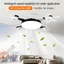 Đèn LED trần chức năng excila 4 lưỡi 3 nhiệt độ màu Có thể điều chỉnh độ sáng và động cơ yên tĩnh