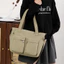 Túi tote màu trơn SQ11 dành cho nữ nylon thích hợp cho chuyến đi chơi túi đeo vai đi làm túi đeo chéo