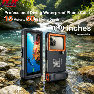 Ốp điện thoại chống nước hình ảnh / Video lặn bơi cho XiaoMi 17 Pro Max 15T 15S 14T 13T 12X Lite NE 11 Siêu dưới nước Độ sâu 15M Vỏ chống nước đa năng