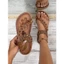Giày Nữ Phong Cách Dân Tộc Bohemian Thời Trang Mùa Hè Giày Sandal Đi Biển Đính Hạt Flip-Flops 7SES