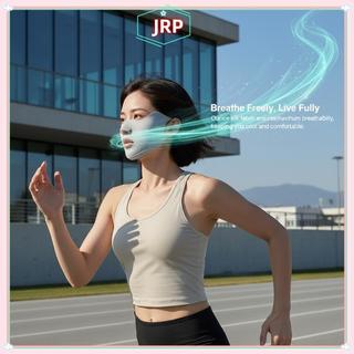 Mặt nạ lụa băng JRP chống tia cực tím, thoáng khí và nhẹ, phù hợp cho các hoạt động mùa hè, có thể giặt được