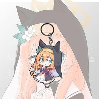 Gantungan Kunci Blue Archive Iochi Mari - Ganci - Key Chain - Mari 01, Gantungan Kunci
