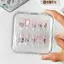 Springevenstar Nail Art Hộp Bảo Quản Có Nắp Chống Bụi Kín Tổ Chức Cho Móng Tay Giả Tổ Chức Phụ Kiện Cho Gia Đình Springevenstar