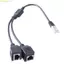 Fol Cổng Đôi RJ45 LAN Ethernet Nối Dài Bộ Chia Bộ Chuyển Đổi Cáp Ethernet Mở Rộng Bộ Chia Ethernet Thích Hợp Cat5 CAT
