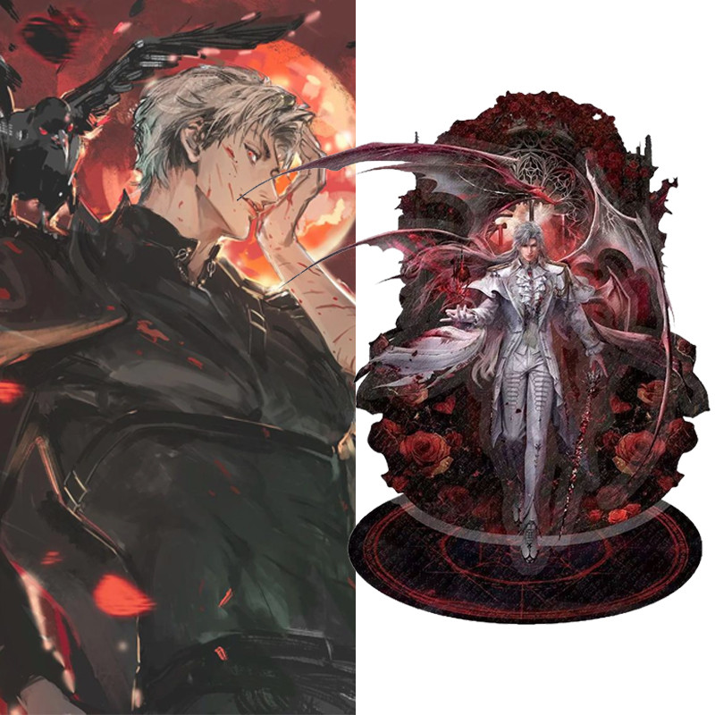 SQ3 Tình Yêu Và Không Gian Sâu Đĩa Đứng Sylus Acrylic Tấm Đứng Ký Anime Để Bàn Trang Trí QS3