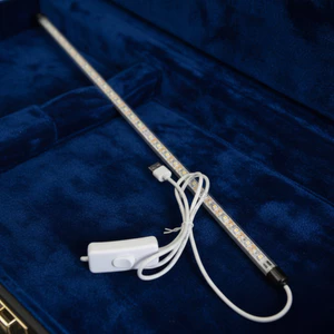 Đèn rò rỉ Saxophone với bộ kiểm tra dải đèn 50 cm Đèn sửa chữa Sax đa năng
