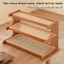 Kệ Đựng Ly Cốc Để Bàn Gỗ Đan Mây Phong Cách Vintage MAISON Giá Để Đồ Đa Năng Nhiều Tầng Decor Bàn Làm Việc