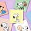Sổ tay A6 chú chó Snoopy,sổ tay Hàn Quốc kẻ ngang 200 trang dành cho giới trẻ có lớp mika ở ngoài chống nước