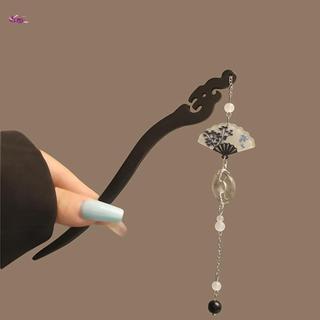 Kẹp tóc phong cách Trung Quốc, thiết kế hoa ngọc trai, phù hợp phối đồ thời trang