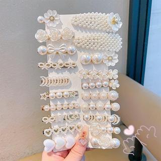 Kẹp Tóc Ngọc Trai Kẹp Nổ Thanh Lịch - Tạo Kiểu Tóc Sang Trọng