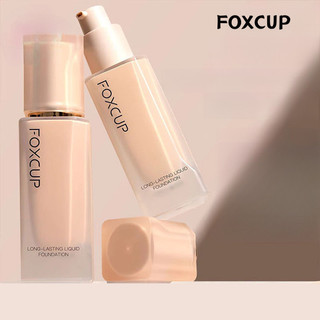 Foxcup Liquid Foundation Khô Oily Da Làm Mới Dầu Kiểm Soát Flawless Tự Nhiên Chống Thấm Nước Chống Mồ Hôi Mặt Kem Nền Trang Điểm Mặt