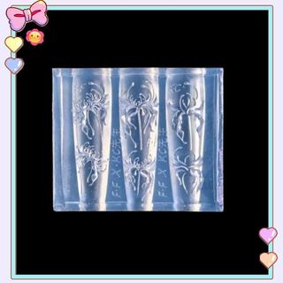 [beautifulhome] 3D Lycoris Radiata Flower Silicone Nails Art Mold Khuôn khắc móng tay trong suốt DIY Red Lily Họa tiết hoa khuôn [làm đẹp]