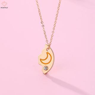 Mặt Dây Chuyền Mặt Trời, Mặt Trăng, Ngôi Sao - Bộ 3 Chiếc Cho Bạn Thân (BFF) - Trang Sức Thời Trang