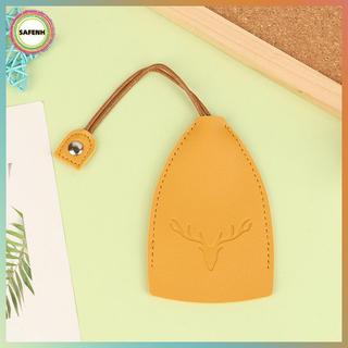 AN TOÀNNH 1 Giáng Sinh Nai Sừng Tấm Hộp Chìa Khóa Dễ Thương Kéo Ra Ví Chìa Khóa Da Loại Kéo Túi Chìa Khóa Cho Chìa Khóa Da Móc Khóa VN