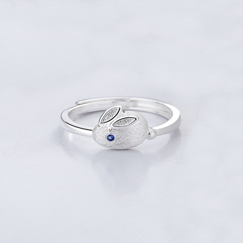 Nhẫn thỏ dễ thương bạc s925