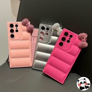 Vỏ Áo Khoác Nữ Xuống Cho OPPO Reno 13 13F 12 12F 11 11F Pro F27 F25 Pro F23 5G 4G Vỏ Điện Thoại Mềm Chống Sốc Sang Trọng Dễ Thương