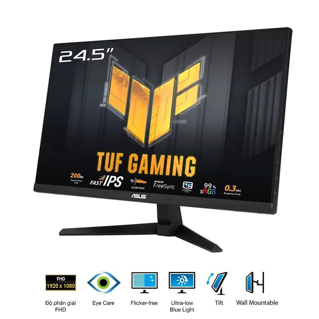 [HỎA TỐC HCM] Màn hình Gaming Asus TUF GAMING VG259Q5A 24.5" Full HD Fast IPS 200Hz