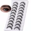 ITRUMPET Lông mi giả chồn, Lông mi giả dài thủ công mơ màng, Thời trang nữ Full Strip Cruelty-free Dramatic Fake Eyelash Extension