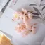 Khí chất ngọt ngào hoa anh đào tú cầu kẹp tóc cảm giác bơ mô phỏng lụa hoa điểm xuyết trăm phù hợp cổ điển Hán phục trang sức