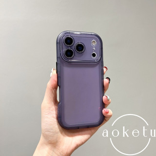 Thích hợp cho vỏ điện thoại Apple 17 / 16 Promax mới nâng cấp túi khí tròn iPhone 15pro chống rơi 14 trong suốt 13pro đơn giản bao gồm tất cả bìa cứng