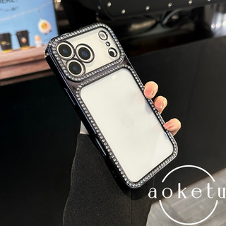 Ốp điện thoại trong suốt có điểm nhìn lớn sang trọng phù hợp cho iPhone 13 14 15 16 17 Pro Max trong suốt toàn bộ ống kính bao gồm chống rơi TPU mềm