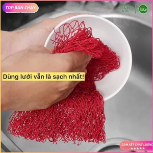 COMBO 5 Giẻ Lưới Rửa Chén Bát To Dày Dặn