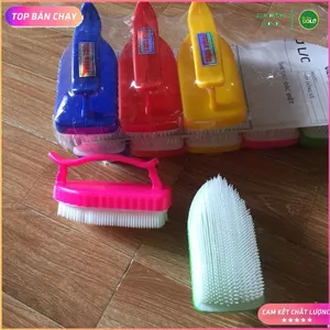 Bàn chải giặt đồ giày dép cọ nhà tắm hình con thoi nhiều màu