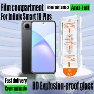 1- 2 Miếng Dán Đơn Giản HD Kính Cường Lực Bảo Vệ Màn Hình Cho infinix Smart 10 Plus 9 8 Pro 4G Bảo Vệ Flim