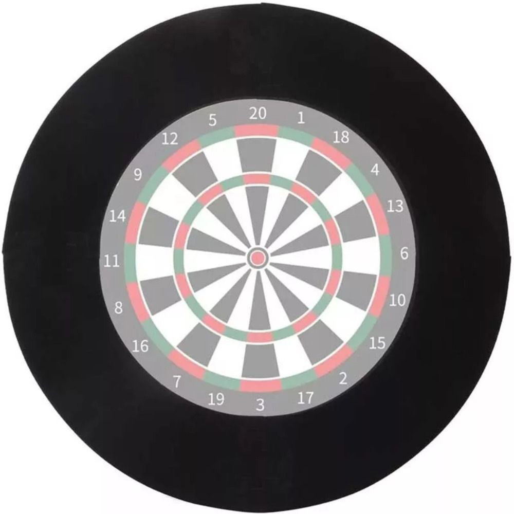 Bảng phi tiêu EVA Dartboard vòm jigsaw có thể tháo rời màu đen, nhẹ và dày để bảo vệ tường.