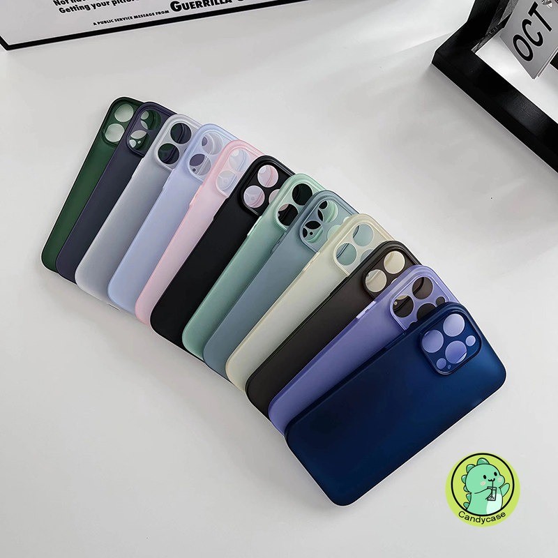 Vỏ Mờ Cho Realme 16 15T 15X 15 14T 14X 14 13 Pro Plus 11 11X 5G 4G Vỏ Sang Trọng Dễ Thương Đơn Giản Trong Suốt Cặp Đôi Màu Cam Mềm Mại