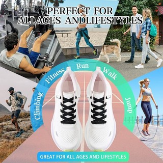 Không Dây Buộc Đàn Hồi Dây Giày Lười Dây Một Kích Thước Cài Đặt Nhanh Cho Giày Thể Thao Chạy Giày Thường Thoải Mái Bền Dây Giày