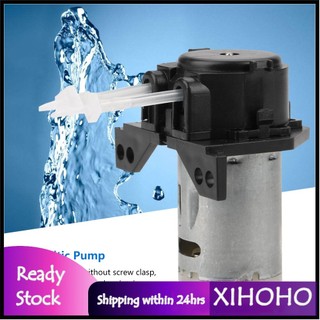 Xihoho Bơm nhu động DIY Định lượng Đầu ống DC12V/24V cho Máy bơm định lượng phòng thí nghiệm bể cá (12V 1 x 3)