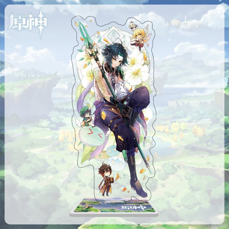 Standee XIAO - GENSHIN IMPACT tượng mô hình mica game anime chibi
