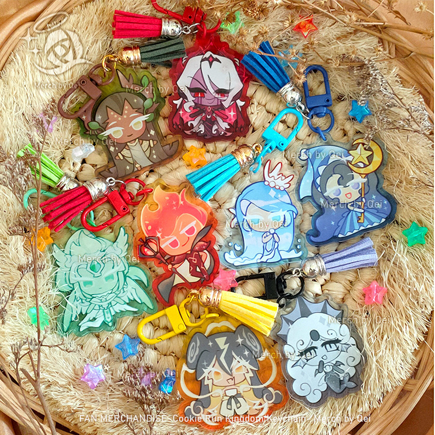 Keychain COOKIE RUN KINGDOM [WITCH, LEGENDARY, ELEMENTAL] Fan ...