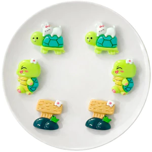 Set Charm Rùa Xanh Dễ Thương Chibi Mini Ngộ Nghĩnh Cute Kawaii Trang Trí Dép Túi Xách Phụ Kiện Xinh Xắn Hot Trend 2026