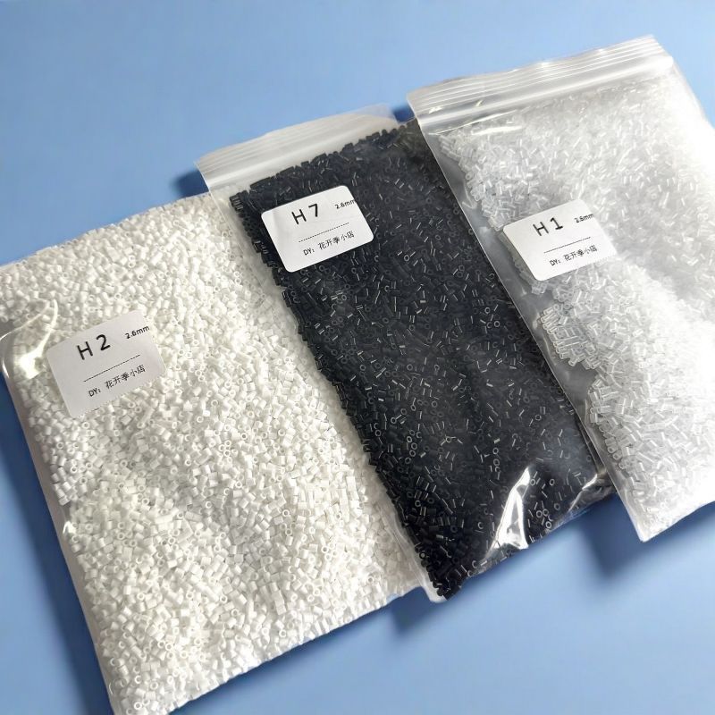 Pindou [Đen Trắng] 2.6mm Đen Trắng Trong Suốt MARD Đậu Bổ Sung Fusion Bean Đồ Chơi Giáo Dục Tự Làm Đậu Đậu