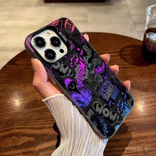 Ốp điện thoại sáng tạo Phim hoạt hình Graffiti đầy màu sắc Thích hợp cho iPhone 11promax 12promax 13promax 11 12 13 14 15 16 17 pro max xs xr 14plus Vỏ bảo vệ chống trượt chống sốc