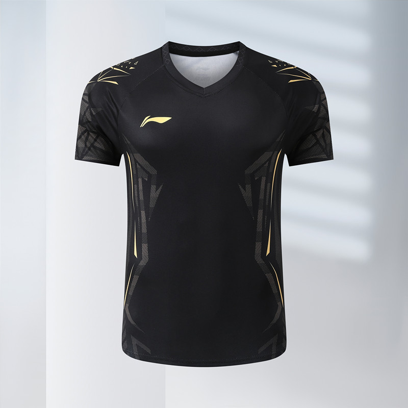 Áo chạy bộ Li Ning tay ngắn, khô nhanh dành cho nam và nữ