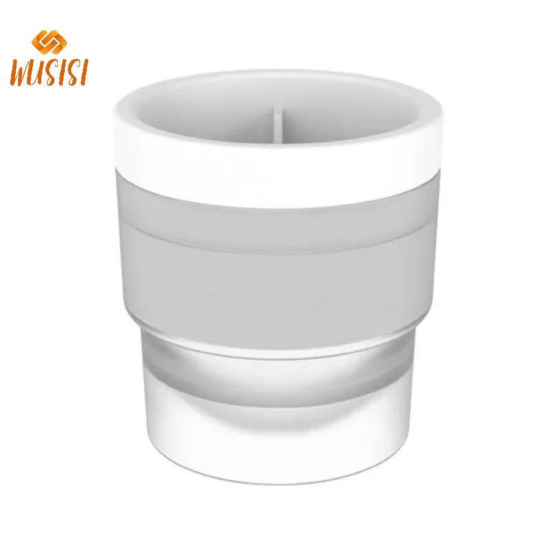 [WUSISI] 1 / 2 / 4 Máy Làm Đá Silicon Hình Bóng Lớn Khuôn Thực Phẩm Khay Tròn Thanh Mát Tiện Ích Phụ Kiện Nhà Bếp Làm Khuôn MỚI