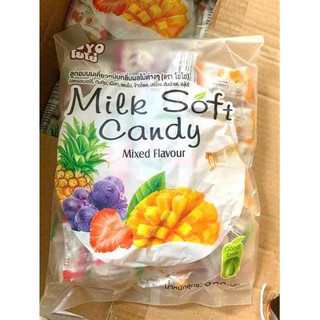 [GÓI 300Gr] Kẹo dẻo Thái Lan vỏ sữa mềm nhân trái cây Milk Soft Candy
