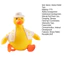 < Pluscloth > Đồ chơi bóp vịt tăng chậm Máy giảm căng thẳng Tpr mềm với trang phục có thể hoán đổi cho nhau – Tiện ích giải nén Fidget di động dành cho trẻ em Người lớn Quà tặng hoàn hảo để thư giãn