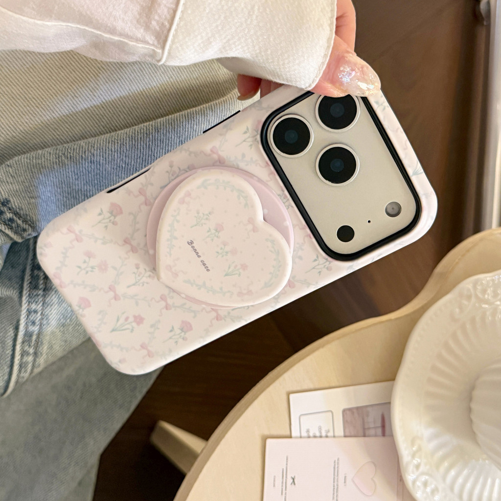 [Giao hàng nhanh] Họa tiết hoa chất lượng cao, Thích hợp cho iPhone 17 Pro Max, 17, 16, 15, 14, iPhone 13, 12, 11, Vỏ cứng có chức năng từ tính 7ZAM