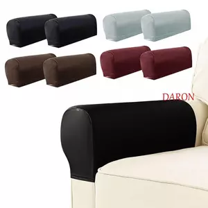 Vỏ bọc tựa tay ghế Sofa DARON, Vỏ bọc ghế bành mềm đàn hồi, Da PU chống thấm nước co giãn Vỏ bọc tay ghế dày Nhà