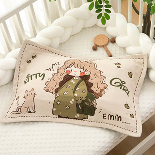 Trẻ Em Gối 35X55cm Cotton Nguyên Chất Gạc Hoạt Hình Mềm Mại Trẻ Em Vỏ Gối Cotton Hộ Gia Đình Vỏ Gối LK6P