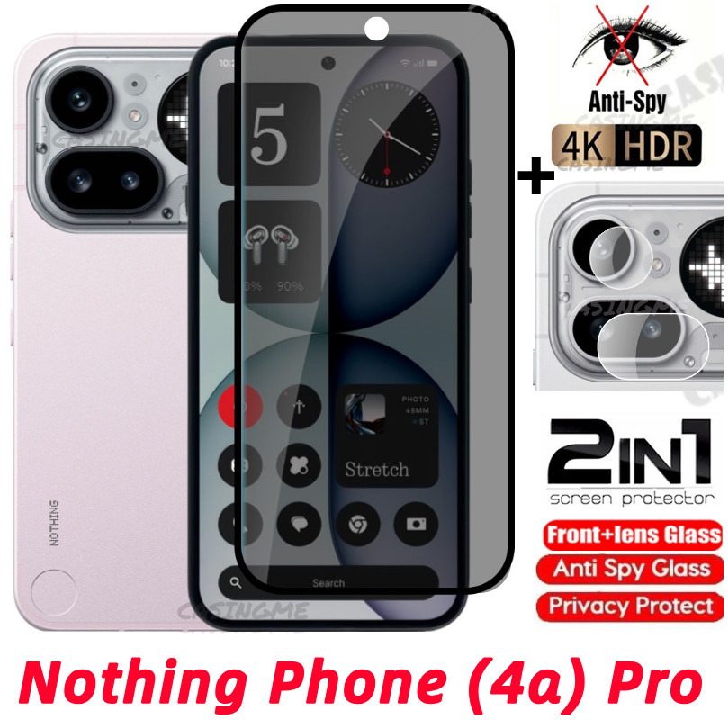 Không Có Điện Thoại (4a) Pro Kính Cường Lực Riêng Tư Chống Gián Điệp Full Cover Bảo Vệ Màn Hình Chống Peek Phim Riêng Tư Không Có Điện Thoại (4a) (3a) Phone4a 4a Lite Pro 5G Phim Riêng Tư Chống Peek