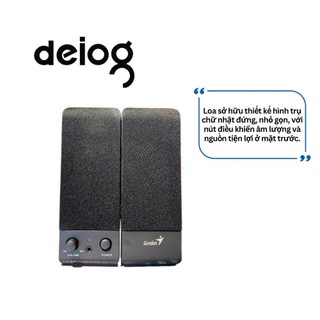 Loa vi tính SP S110 nhỏ gọn, âm thanh rõ, kết nối jack 3.5mm cho pc laptop văn phòng