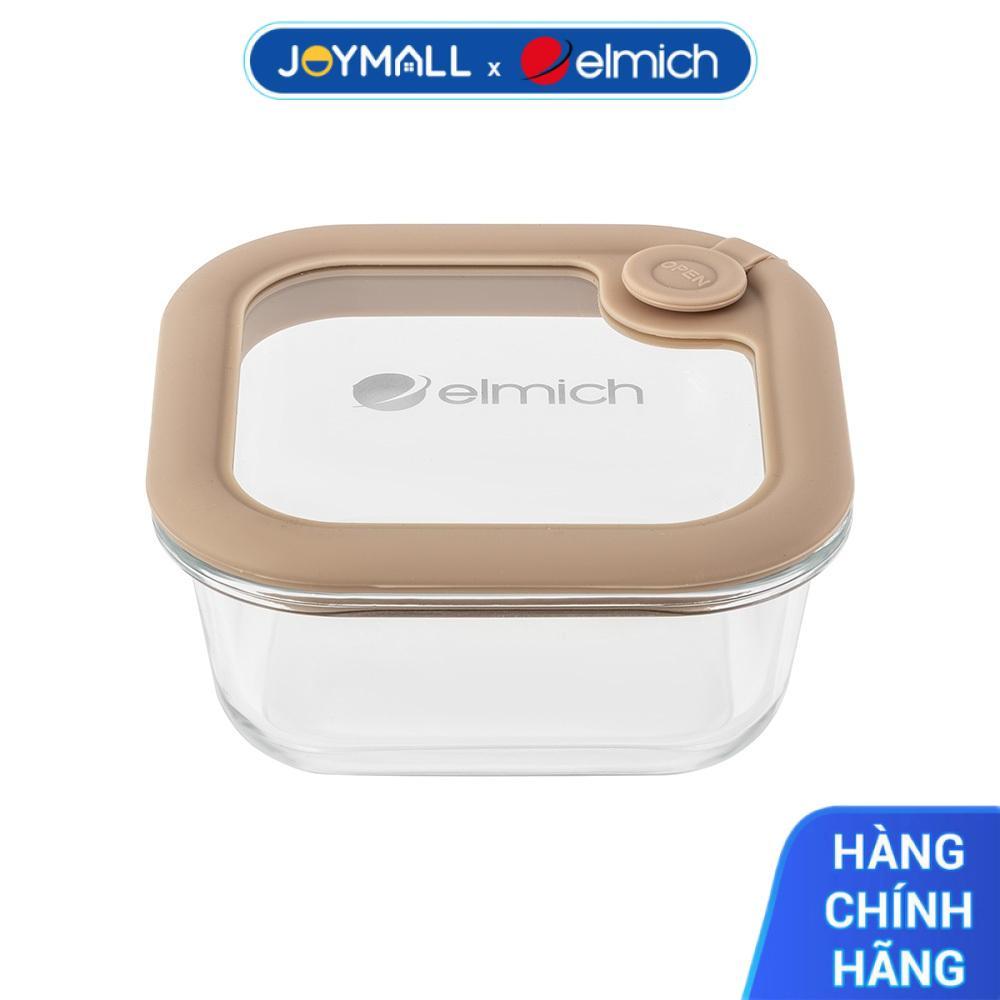 Hộp Thủy Tinh Bảo Quản Thực Phẩm Elmich Dung Tích 310/530/800/1100ml, Hàng Chính Hãng - Joymall