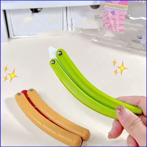SQ3 Chuối Bướm Dao Giải Nén Đồ Chơi flail Huấn Luyện An Toàn Xúc Xích Dao Cà Rốt Dao Củ Cải Dao QS3