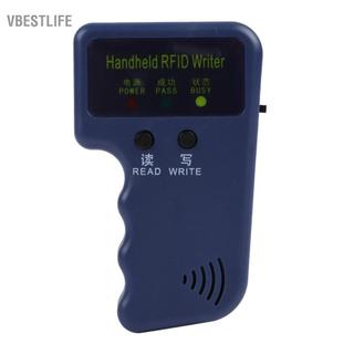 VBESTLIFE Angort Máy ghi chép cầm tay di động Máy sao chép cho thẻ ID RFID 125KHz với 5 thẻ
