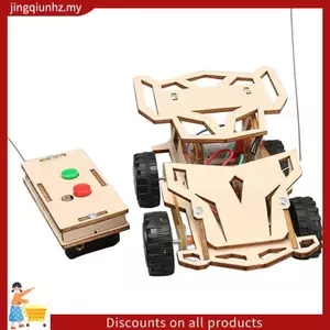 Tự Làm Điều Khiển Từ Xa Bốn Bánh Lái Xe Đua Học Sinh Tiểu Học Giáo Dục Vui Vẻ Chất Liệu